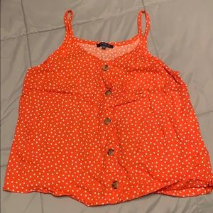 Kirious polka dot crop tank